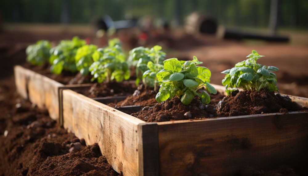 Divers - Réalisation d'un potager surélevé